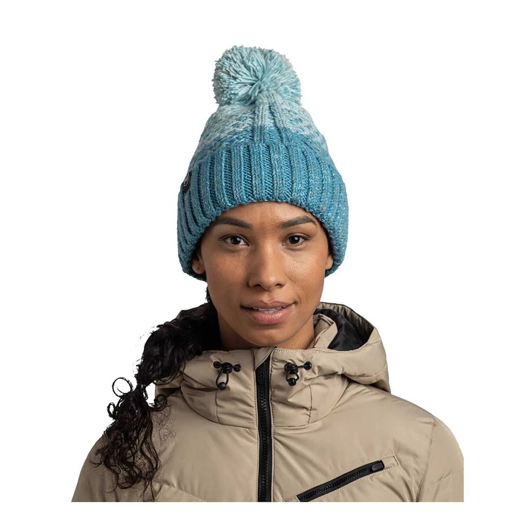 Akna Knitted Beanie & Fleece Band - Image 3