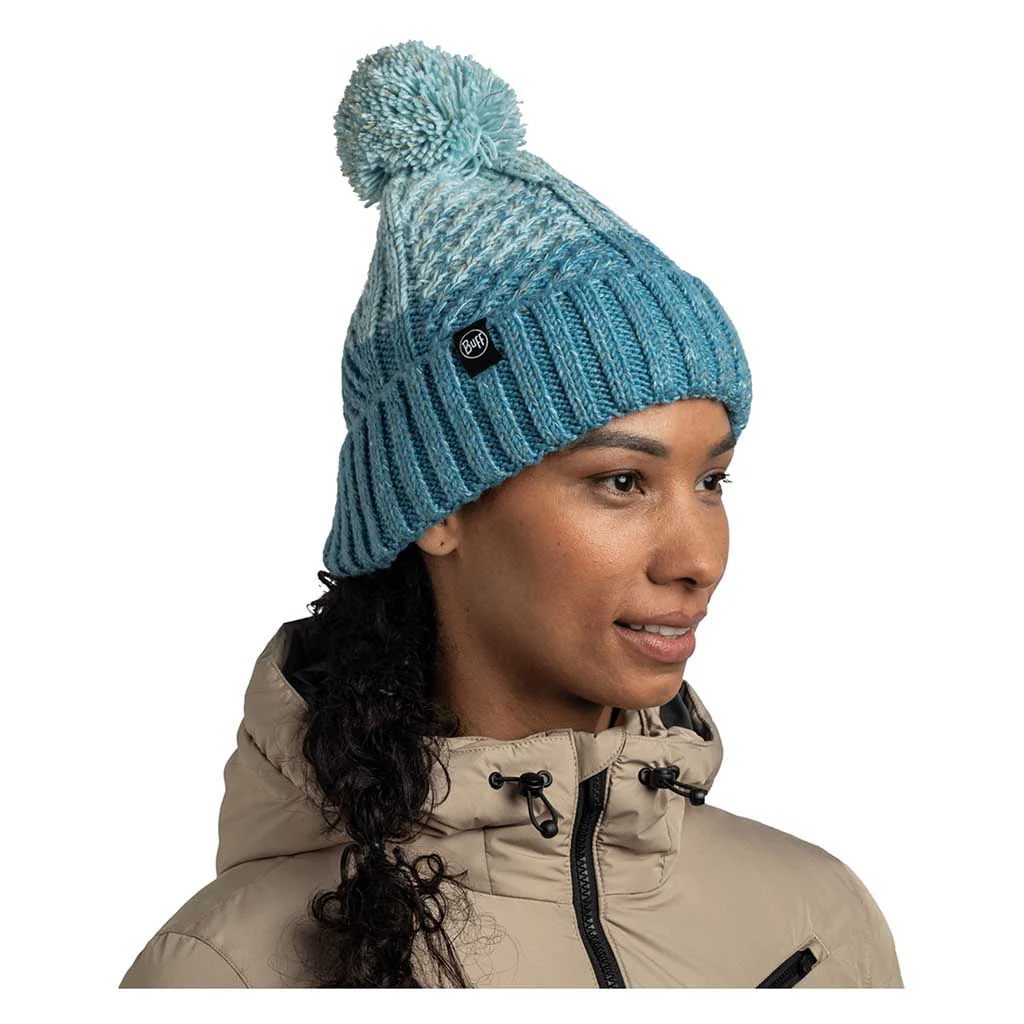Akna Knitted Beanie & Fleece Band - Image 4