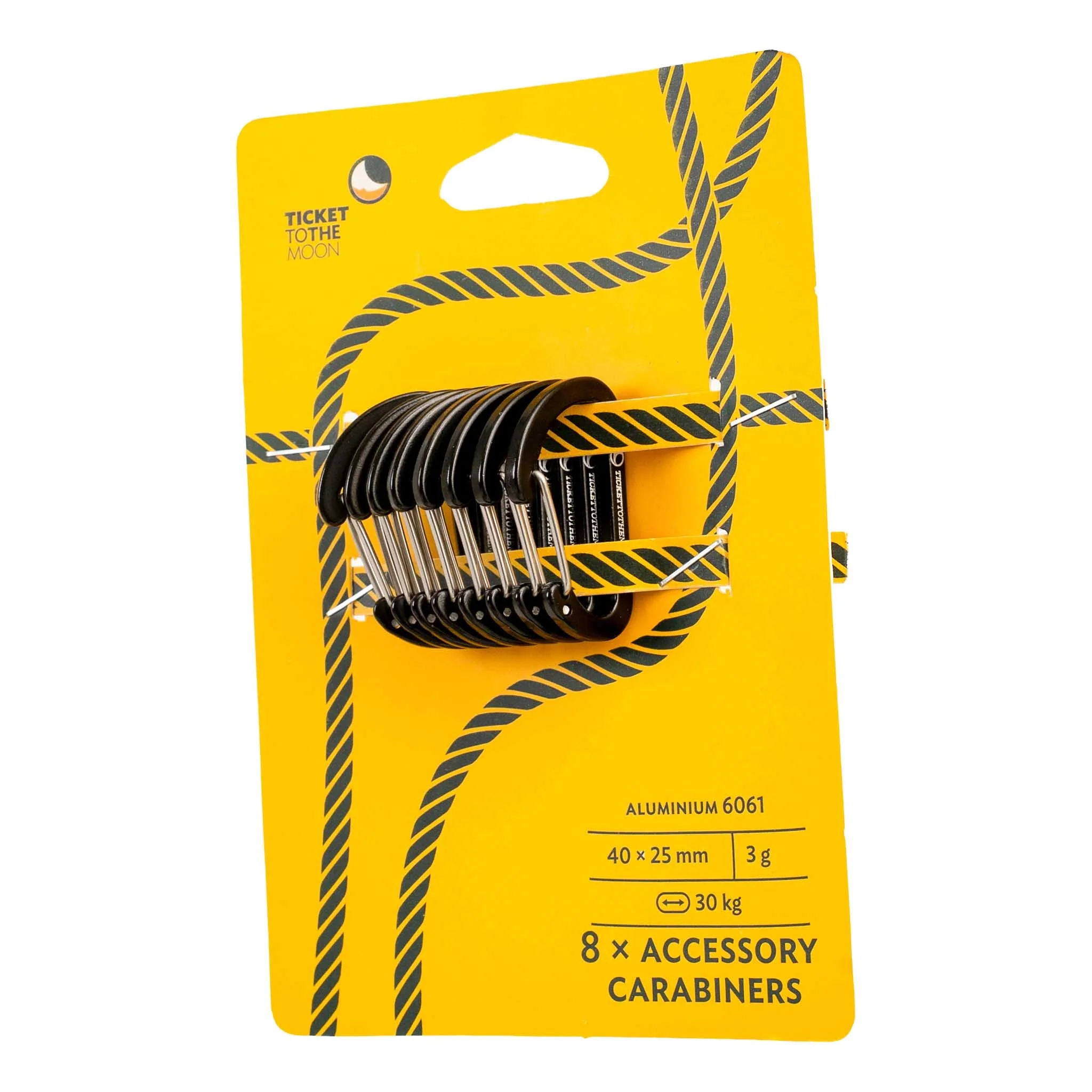 Aluminium Accessory Carabiners x8 - Image 7