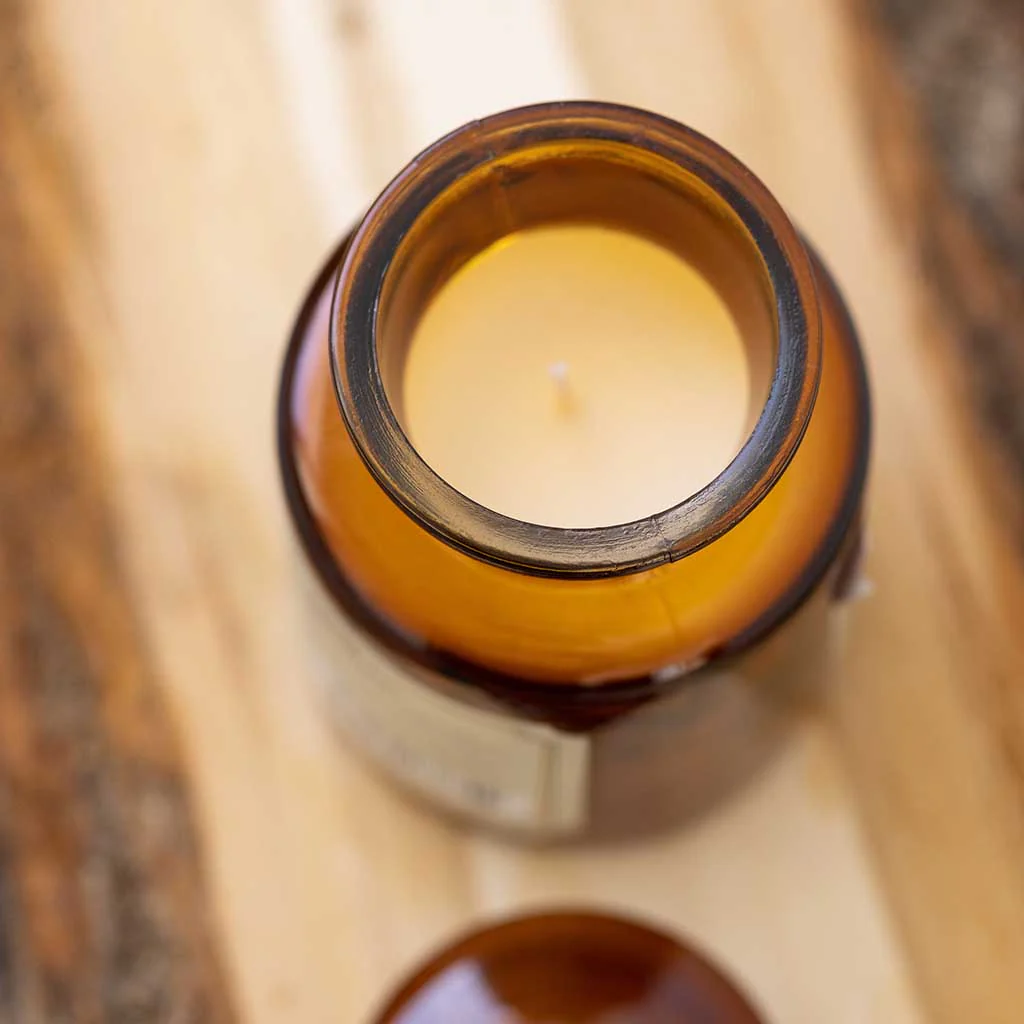 Apothecary Glass Candle | Teak & Tobacco - Image 3
