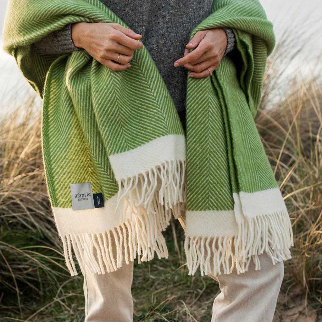 Herringbone Wool Blanket - Image 8