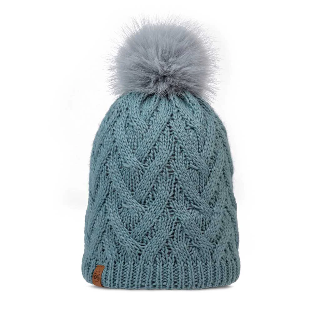 Caryn Knitted Beanie & Fleece Band