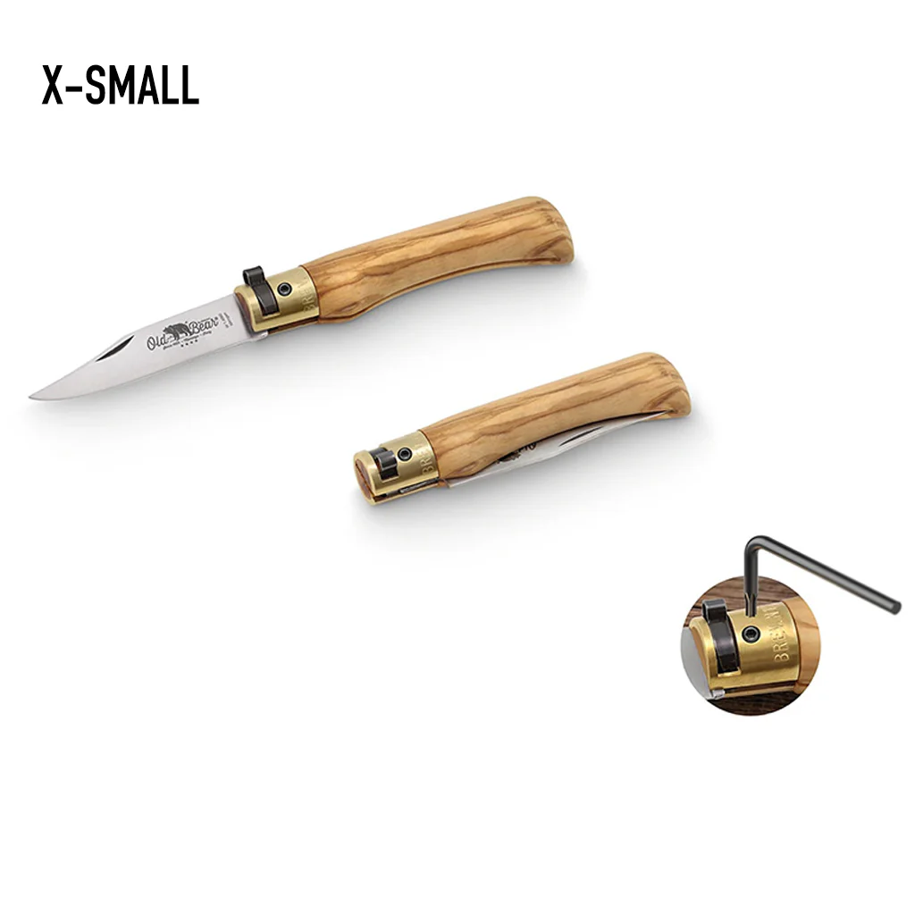 Italian Olive Folding Knife | Stainless Steel - Image 4