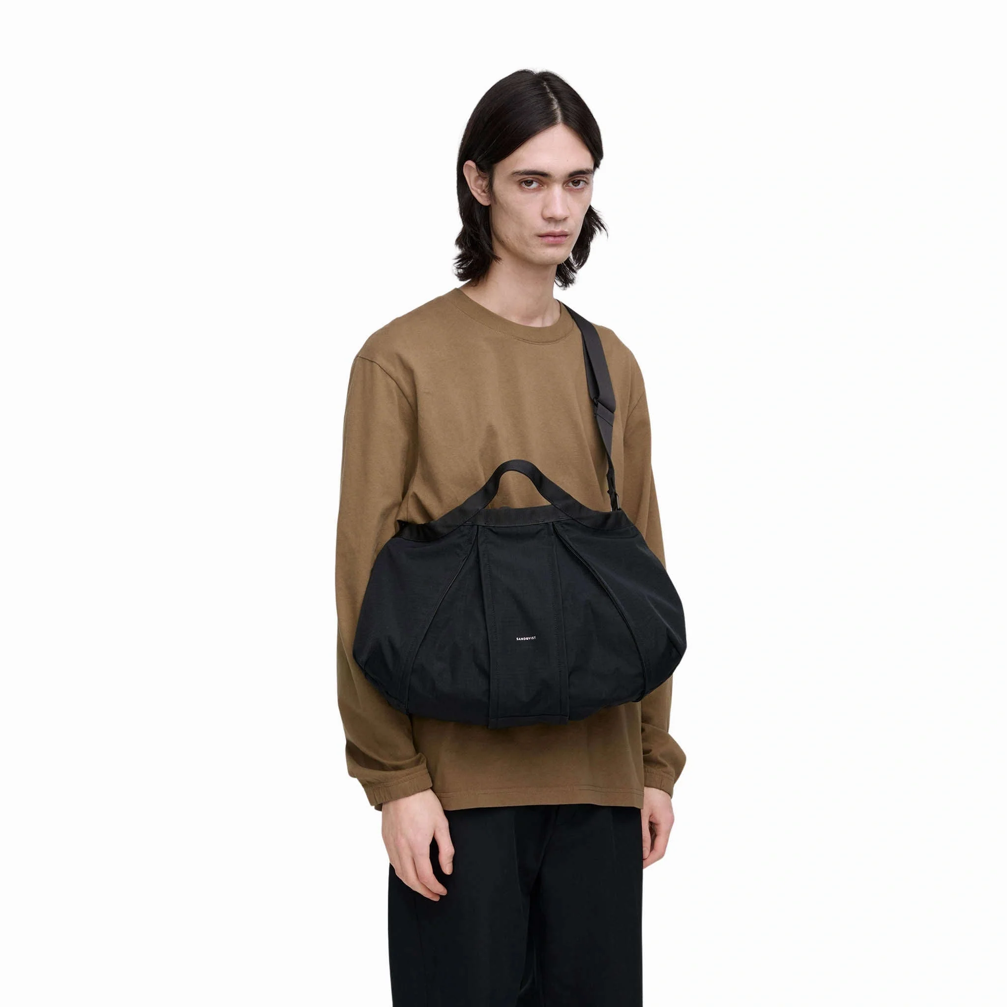 Grid Crossbody Bag - Image 3