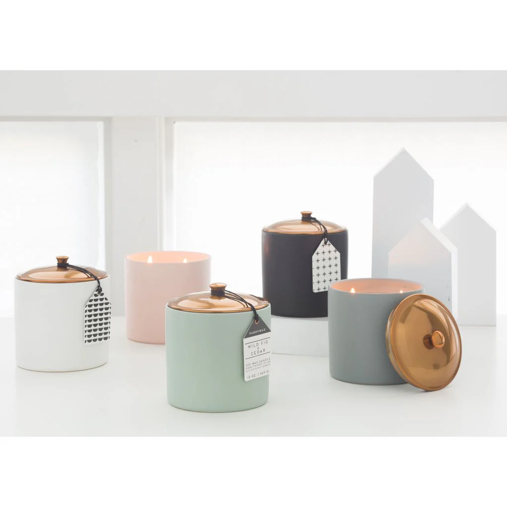 Hygge 15oz Ceramic Candle | Bergamot & Mahogany - Image 2