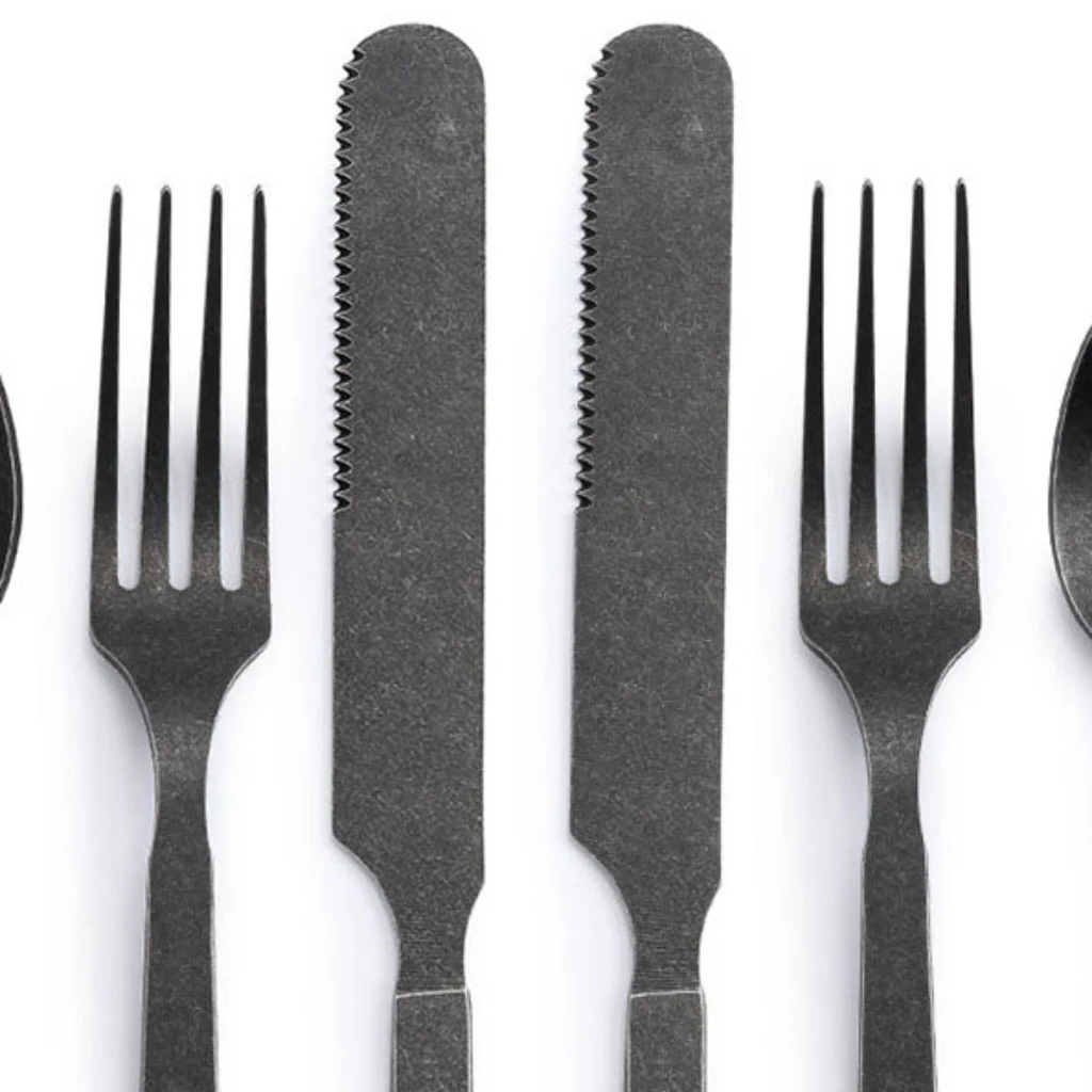Matte Flatware | Set of 2 | SMALL DEFECT SALE - Image 2