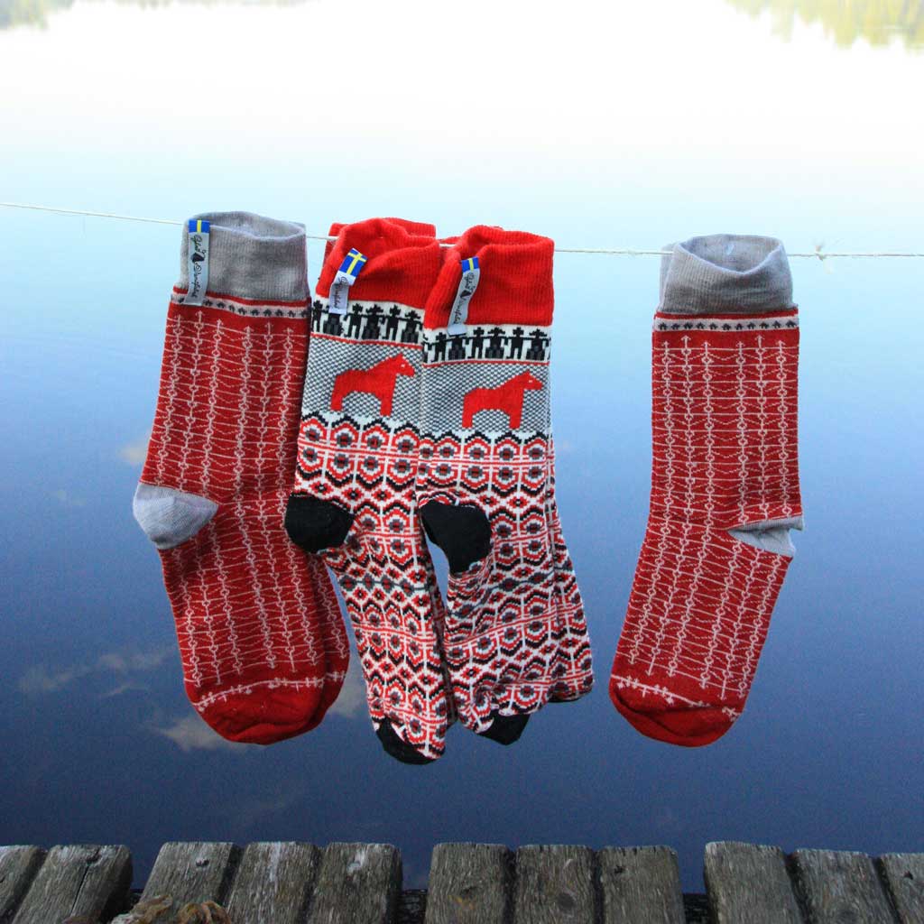 Dalarna Röd Everyday Socks - Image 2