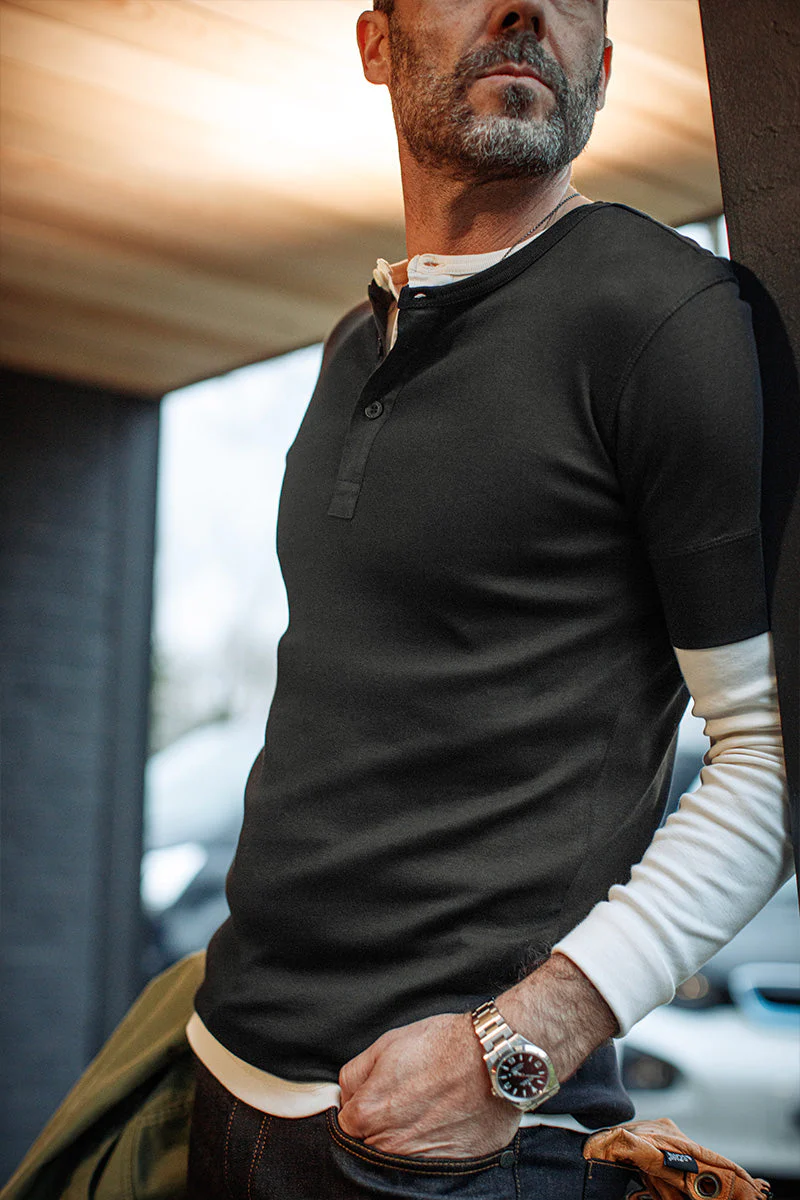New Elder Henley Short Sleeve Shirt - Image 8