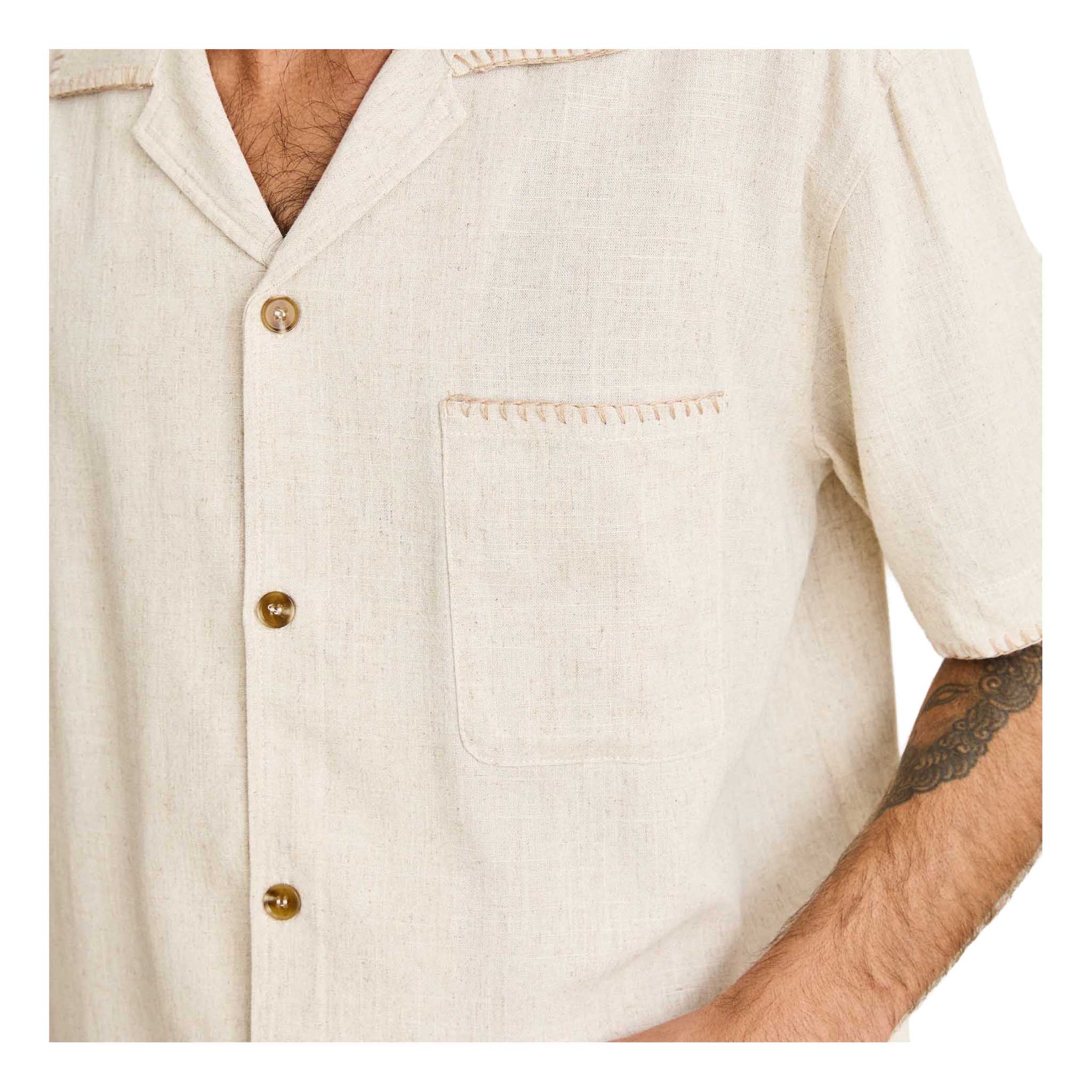 Relaxed Whip Stitch Shirt | Men's - Image 5